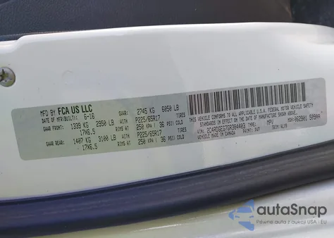 2016 Dodge Grand Caravan R/T из США, поврежденный, VIN 2C4RDGEG7GR384403